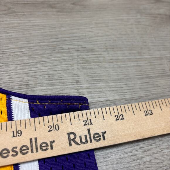 Adidas NBA LA Lakers Derek Fisher 2 Swingman Jersey Men's Small SEWN - Picture 12 of 14